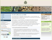 Tablet Screenshot of kompetenznetz-holz.de